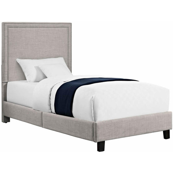  Elements International Erica Twin Bed Heirloom Grey IMAGE 1