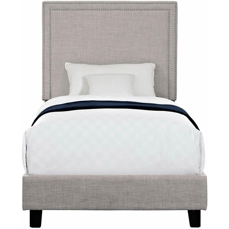  Elements International Erica Twin Bed Heirloom Grey IMAGE 2