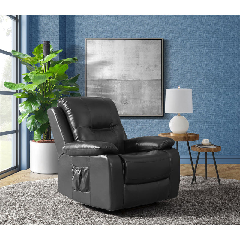  Elements International Dylan Power Motion Recliner W/Lift in Tucson Black IMAGE 9