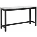  Elements International Marco Bar Table Set Single Pack in White Top IMAGE 3