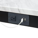  Elements International Marco Bar Table Set Single Pack in White Top IMAGE 5