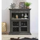  Elements International Drake Fold Out Bar Charcoal Finish IMAGE 12