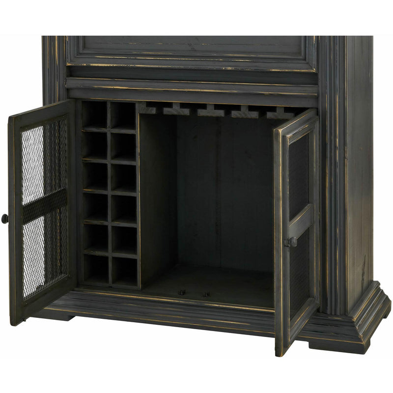  Elements International Drake Fold Out Bar Charcoal Finish IMAGE 9