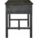  Elements International Ibiza Kitchen Island & 4 Stools (Villa Industrial Grey Base / Brown Top) IMAGE 6