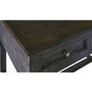  Elements International Ibiza Kitchen Island & 4 Stools (Villa Industrial Grey Base / Brown Top) IMAGE 7