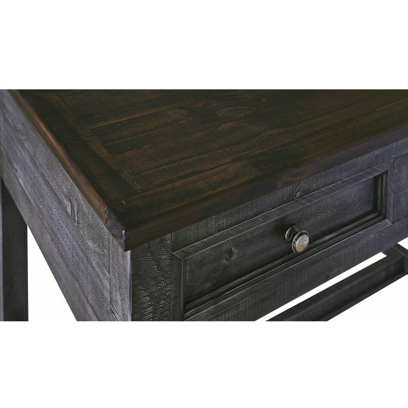  Elements International Ibiza Kitchen Island & 4 Stools (Villa Industrial Grey Base / Brown Top) IMAGE 7