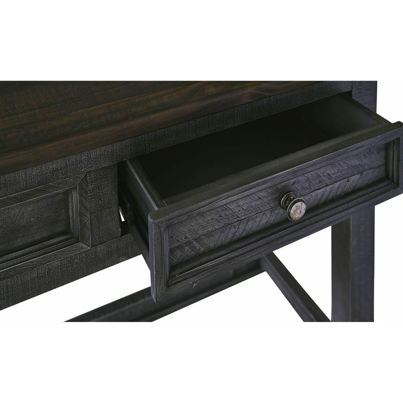  Elements International Ibiza Kitchen Island & 4 Stools (Villa Industrial Grey Base / Brown Top) IMAGE 9