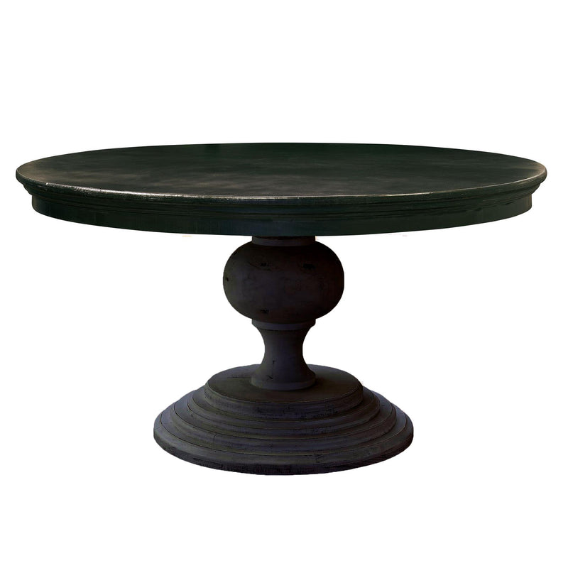 Elements International Britton Charcoal Dining Table