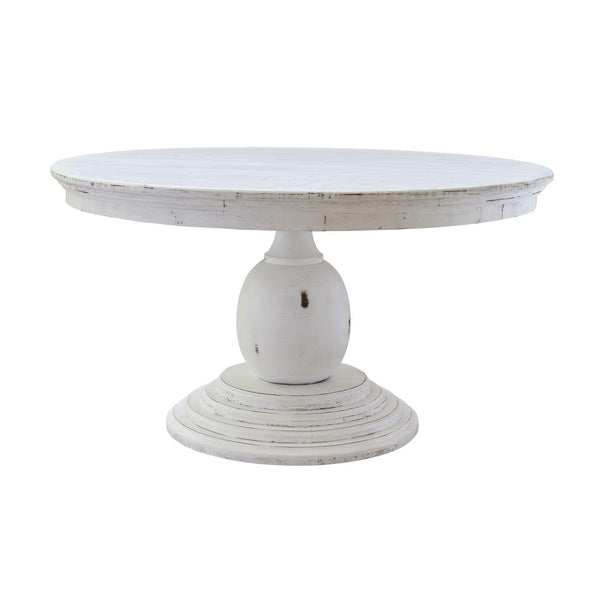  Elements International Britton White Dining Table #2 (Mary) IMAGE 1
