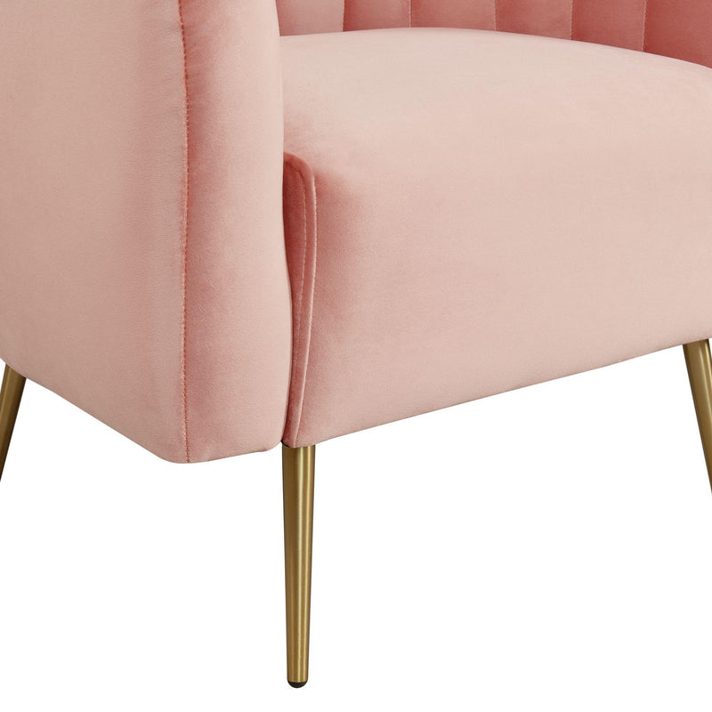  Elements International Raven Chair in Royale Blush IMAGE 6
