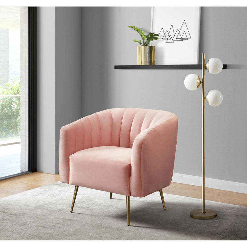  Elements International Raven Chair in Royale Blush IMAGE 8