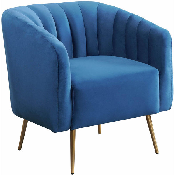  Elements International Raven Chair in Royale Cobalt IMAGE 1