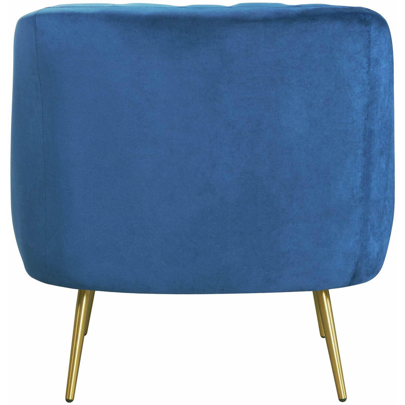  Elements International Raven Chair in Royale Cobalt IMAGE 4