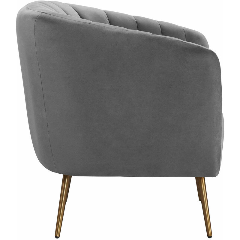  Elements International Raven Chair in Royale Gun Metal IMAGE 3