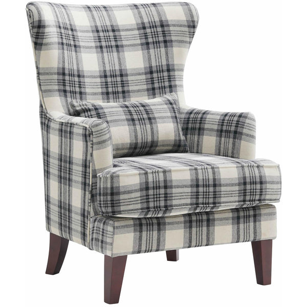  Elements International Cody Chair in Harvey Charcoal IMAGE 1