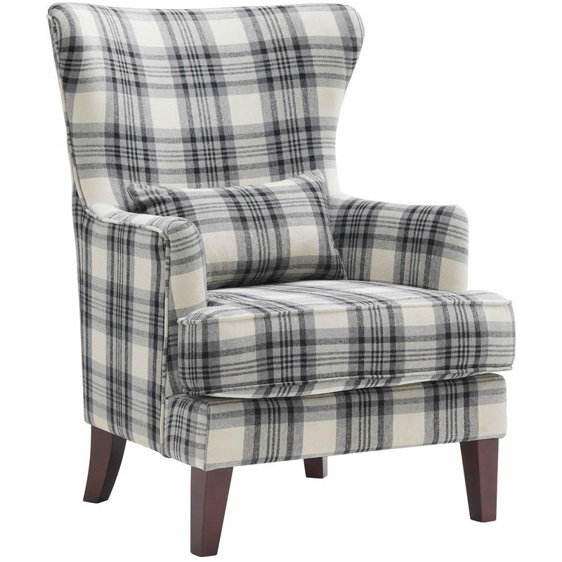  Elements International Cody Chair in Harvey Charcoal IMAGE 1