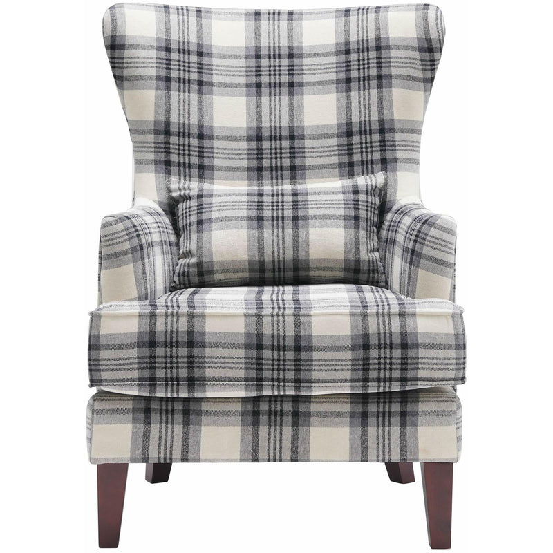  Elements International Cody Chair in Harvey Charcoal IMAGE 2