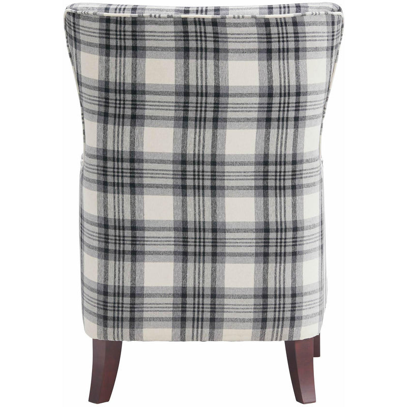  Elements International Cody Chair in Harvey Charcoal IMAGE 4