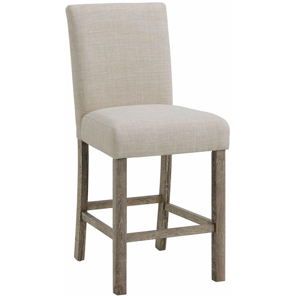  Elements International Oak Lawn Counter Chair IMAGE 1