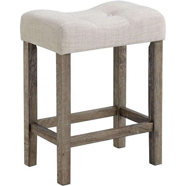 Elements International Oak Lawn Counter stool IMAGE 1