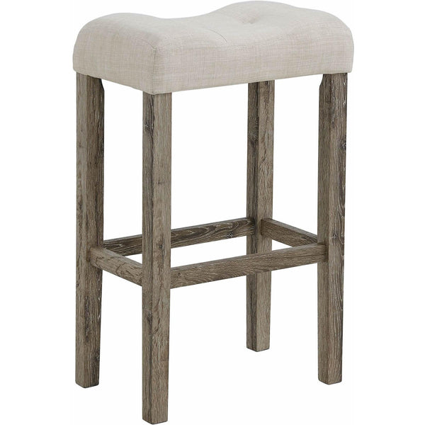  Elements International Oak Lawn Barstool IMAGE 1