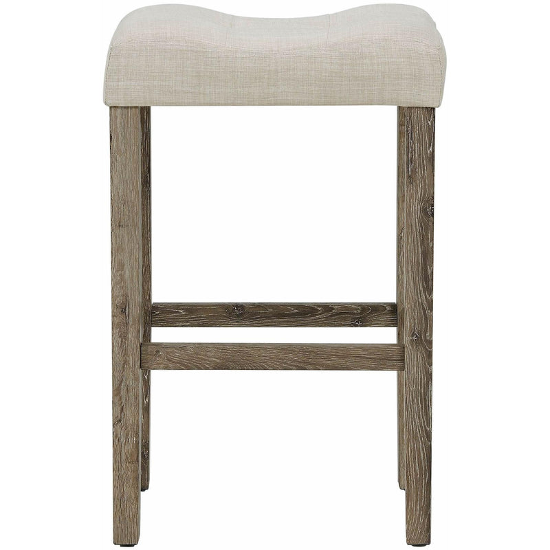 Elements International Oak Lawn Barstool IMAGE 2