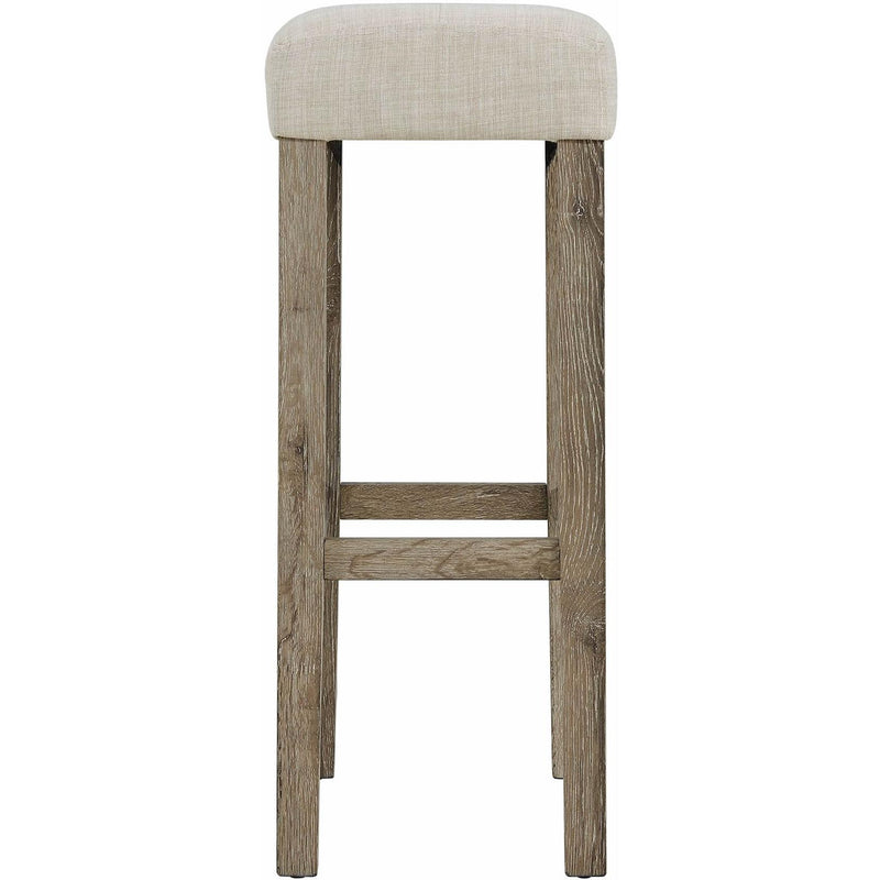  Elements International Oak Lawn Barstool IMAGE 3