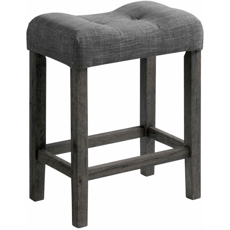  Elements International Oak Lawn Charcoal Grey 5 PC Counter Set IMAGE 9