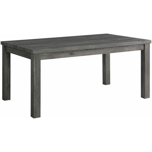  Elements International Oak Lawn Charcoal Grey Dining Table IMAGE 1