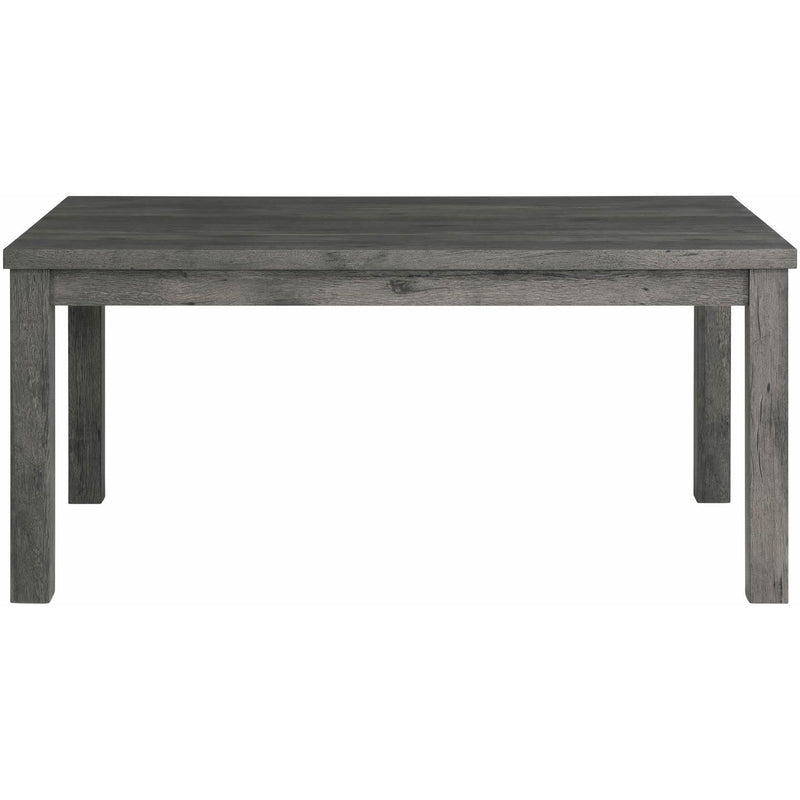  Elements International Oak Lawn Charcoal Grey Dining Table IMAGE 2