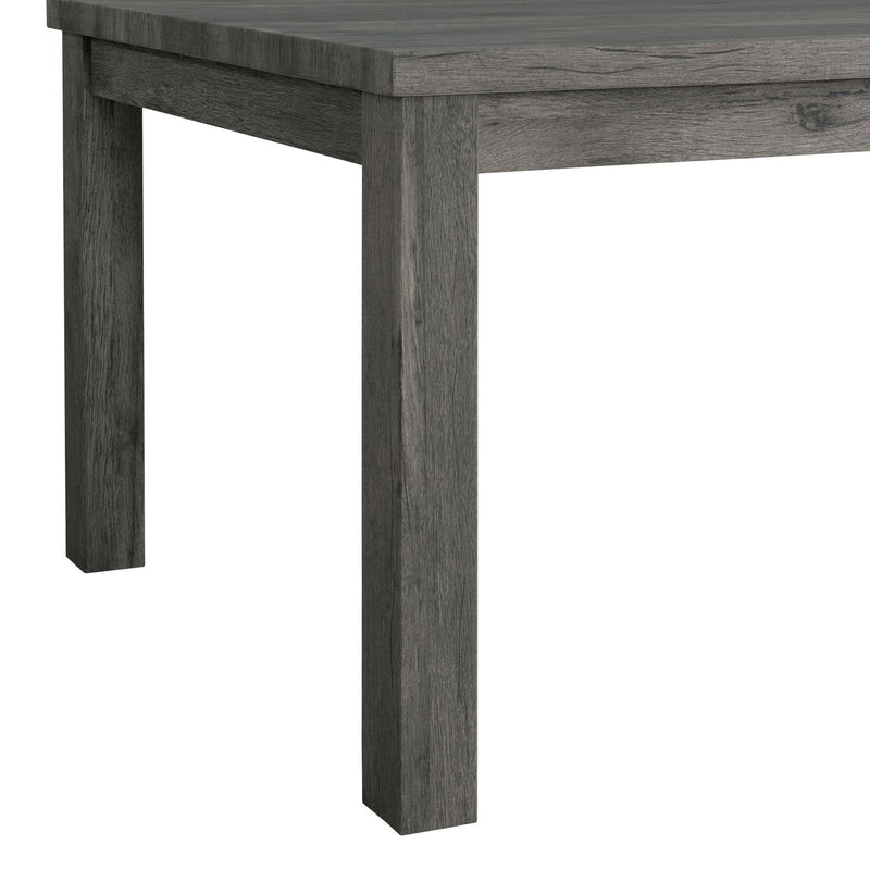  Elements International Oak Lawn Charcoal Grey Dining Table IMAGE 3