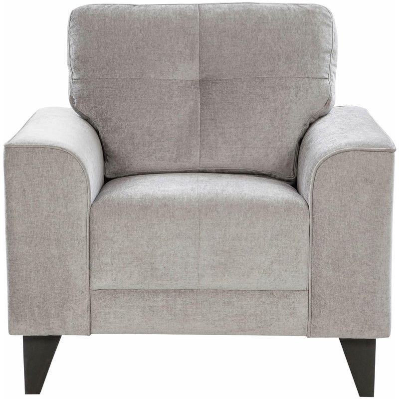  Elements International Michael Chair Complete in Urban Living Storm IMAGE 2