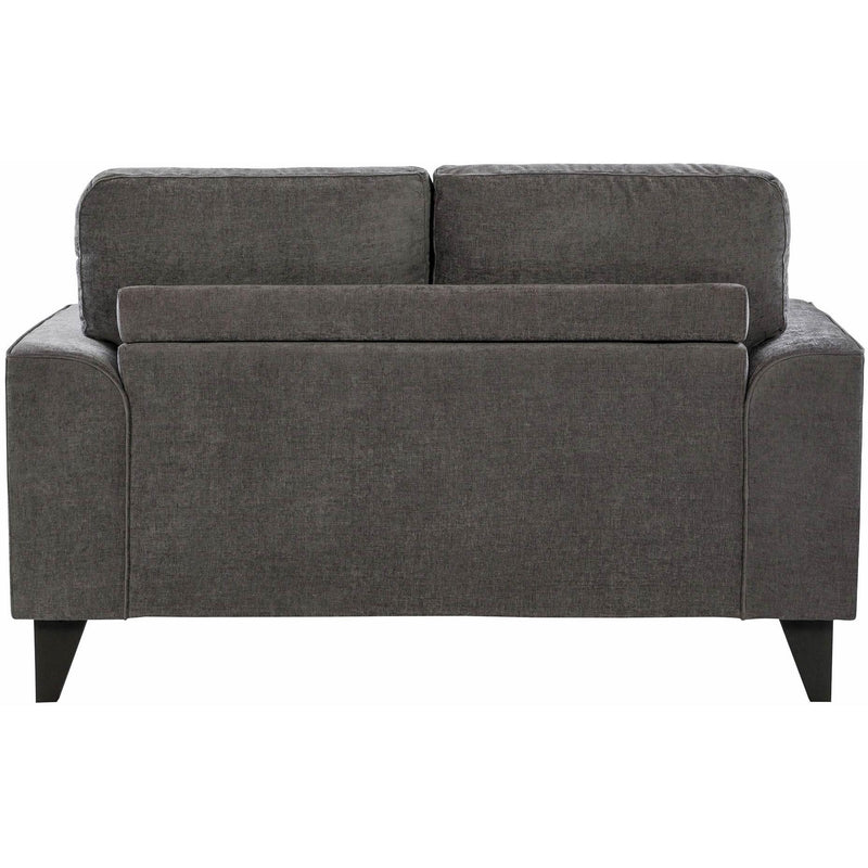  Elements International Michael Loveseat Complete in Urban Living Charcoal IMAGE 4