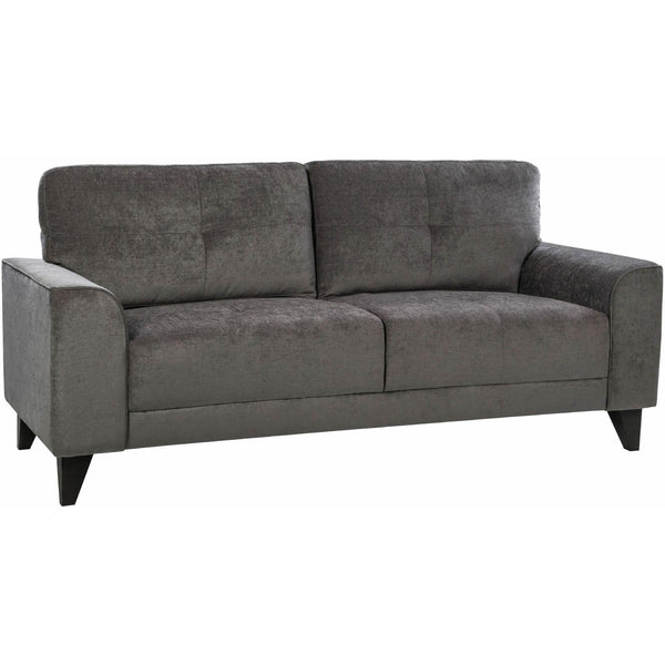  Elements International Michael Sofa Complete in Urban Living Charcoal IMAGE 1