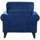  Elements International Bill Chair Complete in Urban Living Snorkel IMAGE 4