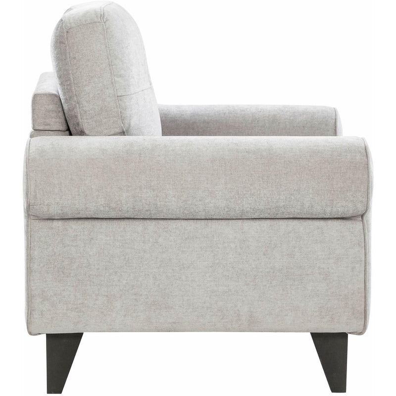 Elements International Bill Chair Complete in Urban Living Storm IMAGE 3