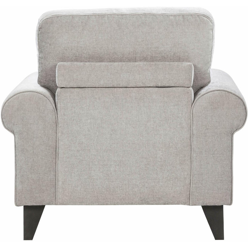  Elements International Bill Chair Complete in Urban Living Storm IMAGE 4