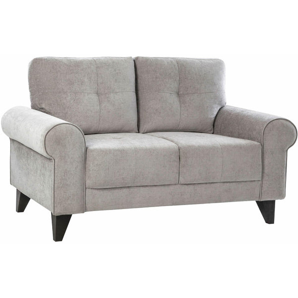  Elements International Bill Loveseat Complete in Urban Living Storm IMAGE 1