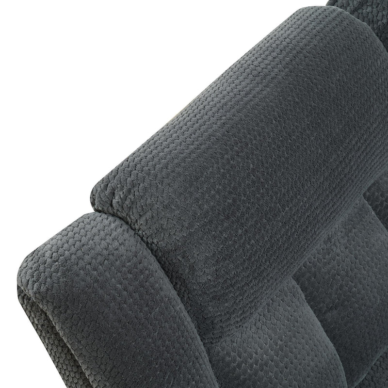  Elements International Santorini Power Motion Recliner Conran Carbon IMAGE 3
