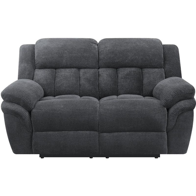  Elements International Santorini Power Motion Loveseat Conran Carbon (Grey) IMAGE 2