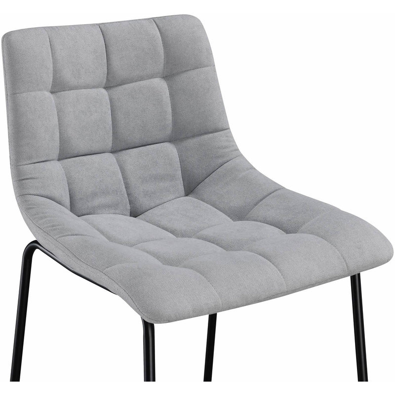 Elements International Seth 25" Linen Grey Counter Stool IMAGE 5