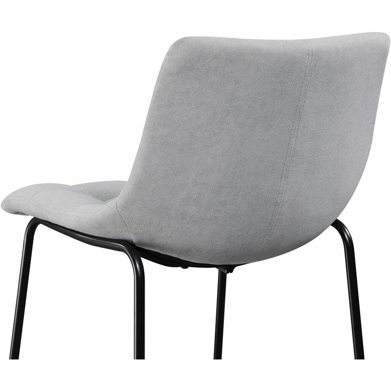  Elements International Seth 25" Linen Grey Counter Stool IMAGE 6