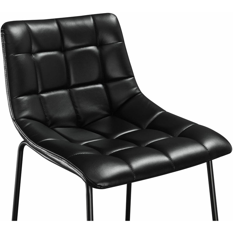  Elements International Seth (QSD6099-5B) 30" Distressed Black Bar Stool IMAGE 5
