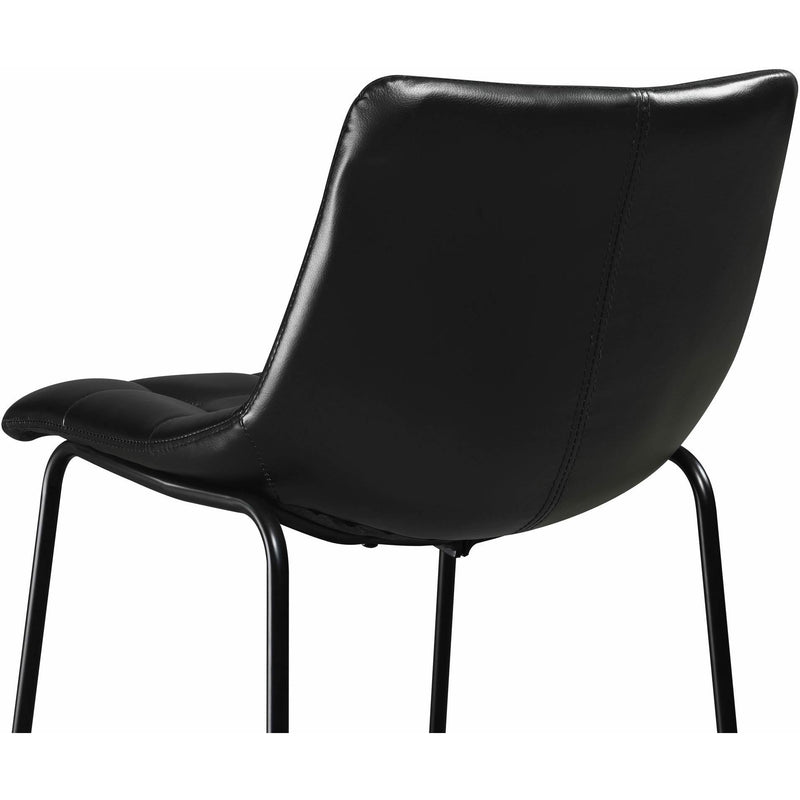  Elements International Seth (QSD6099-5B) 30" Distressed Black Bar Stool IMAGE 6