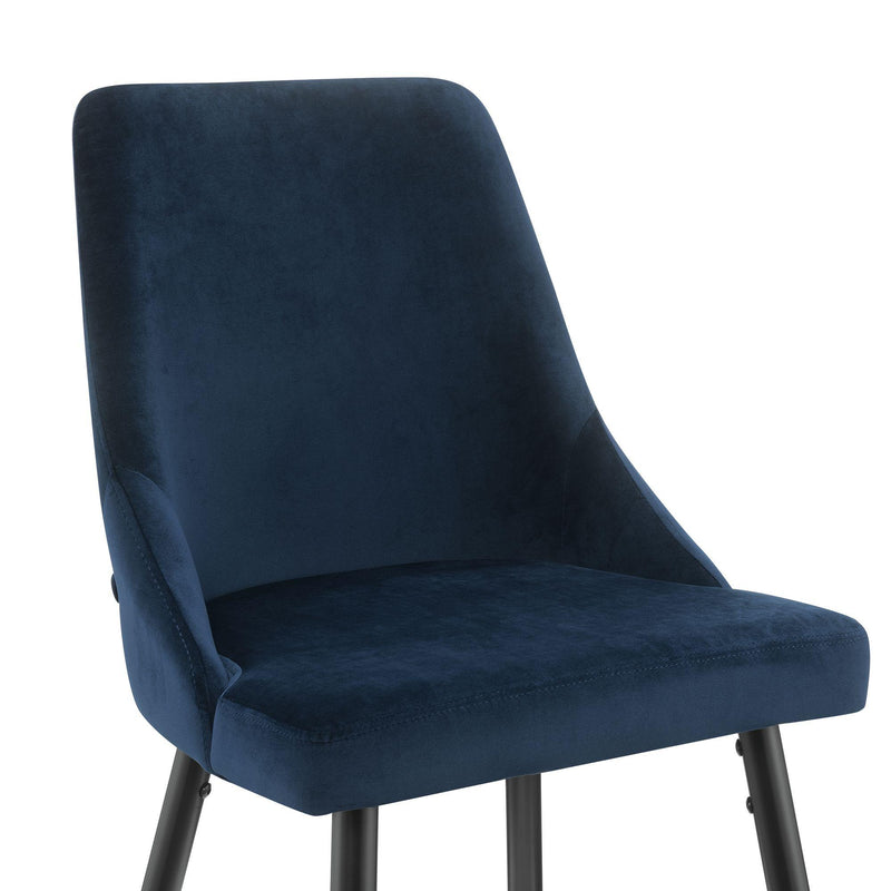  Elements International Ben Bar Stool (D6239-1) in Broadway Navy IMAGE 5