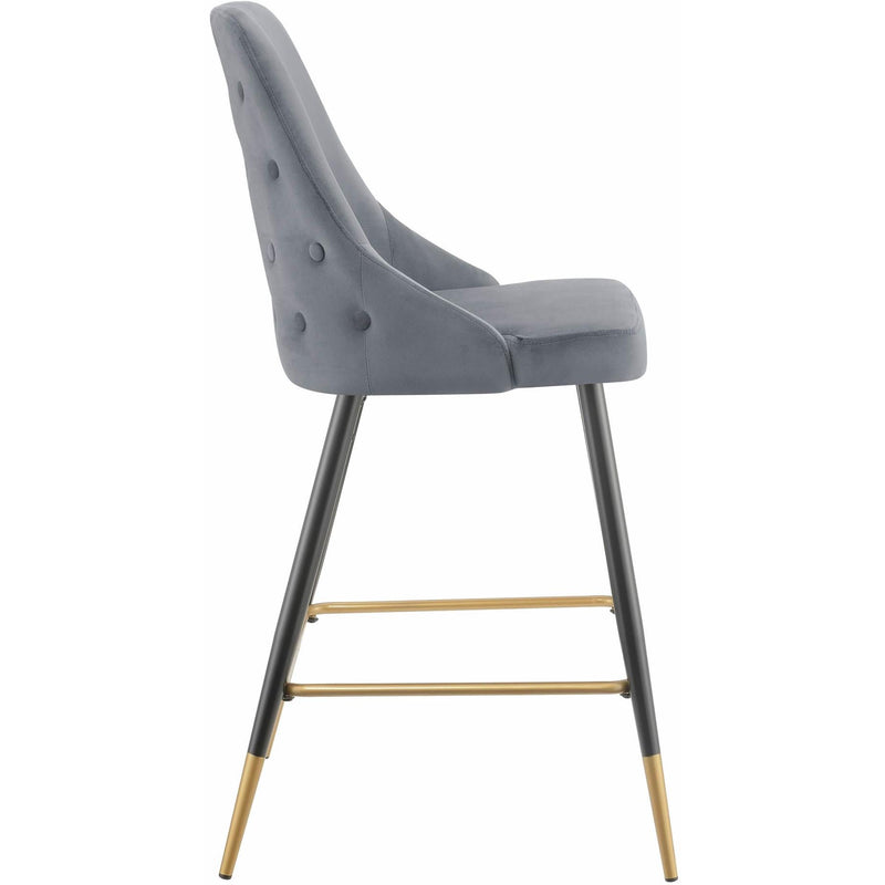  Elements International Ben Bar Stool (D6239-1) in Broadway Gunmetal IMAGE 3