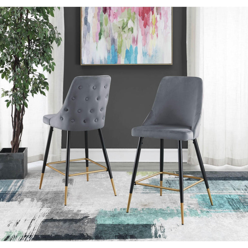  Elements International Ben Bar Stool (D6239-1) in Broadway Gunmetal IMAGE 8