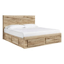  Signature Design by Ashley Hyanna B1050B13 King Panel Storage Bed with 2 Under Bed Storage Drawer IMAGE 1