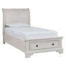  Signature Design by Ashley Robbinsdale B742B12 Twin Sleigh Storage Bed IMAGE 1