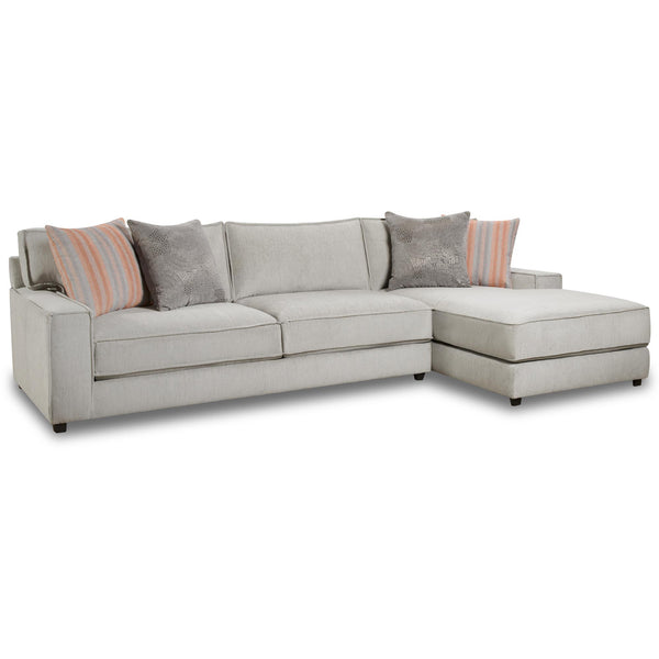  Elements International 572 2 pc Sectional - Candor Ash IMAGE 1